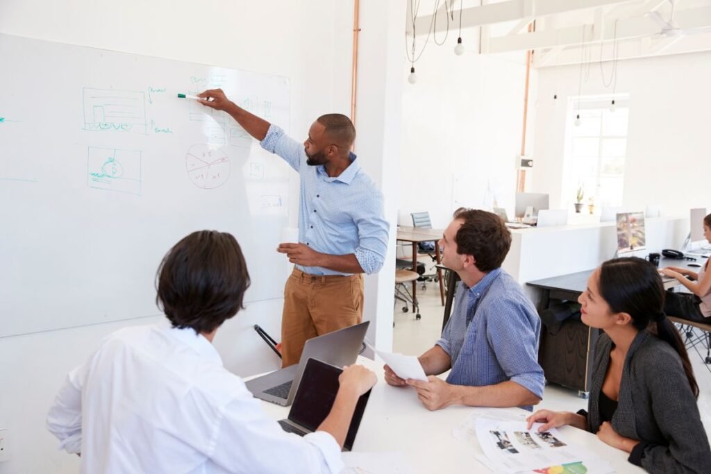 Whiteboards for meeting