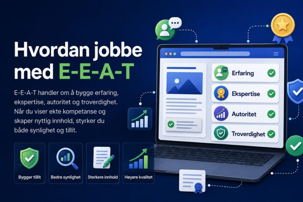 hvordan jobbe med E-E-A-T